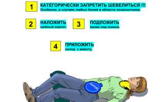 Оказание первой помощи при падении с высоты