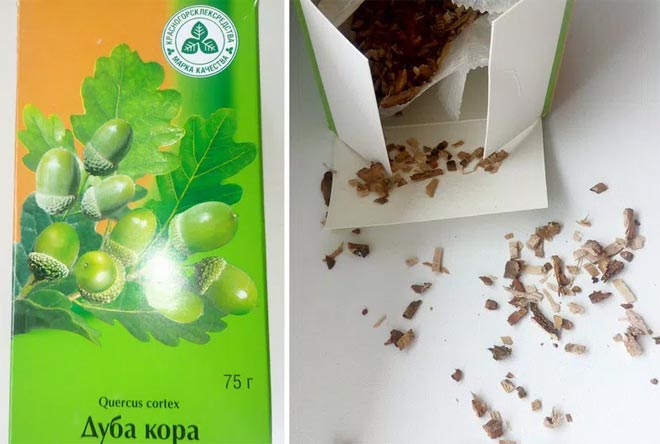 Пакетик дубовой коры